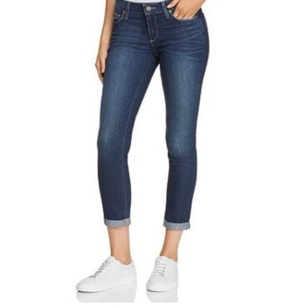 Paige Kylie Crop medium wash jeans in tonal Duncan wash size 27